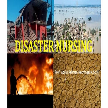 Comprehensive Disaster Nursing: Principles, Practices, and Preparedness ...