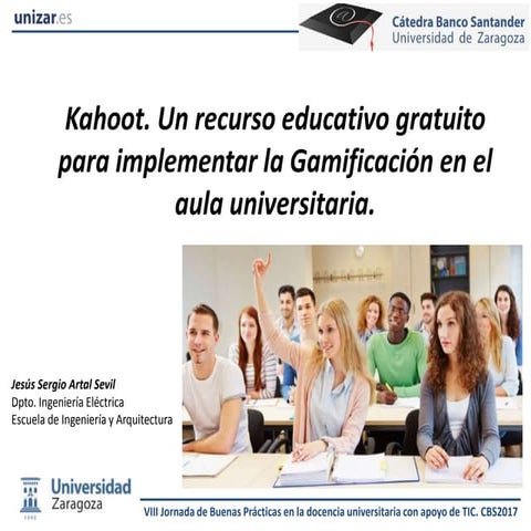 Kahoot. Un recurso educativo gratuito para implementar la gamificación en el ...
