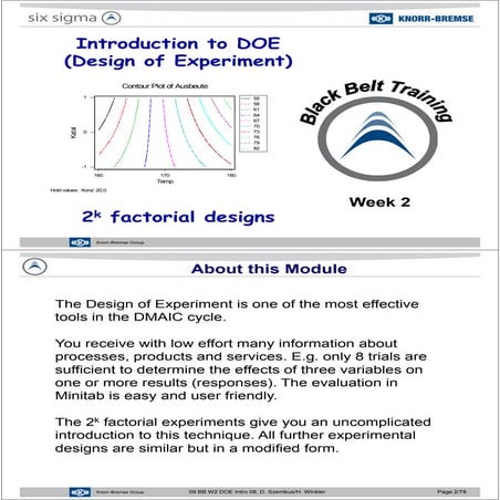 Javier Garcia - Verdugo Sanchez - Six Sigma Training - W2 Design Of Experimen...