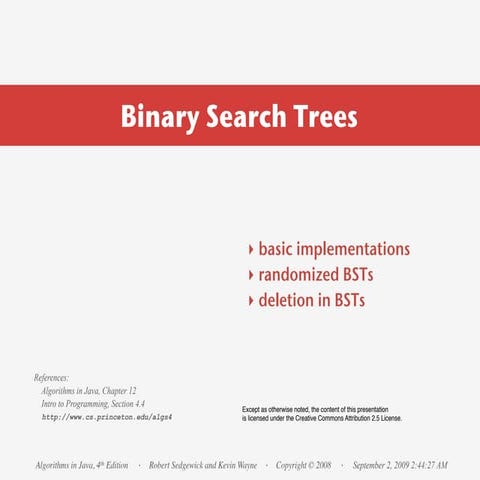 Binary Search Trees