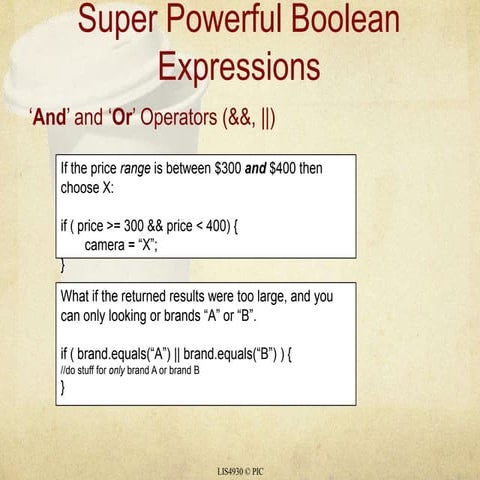 08 boolean expressions | PPTX | Technology & Computing