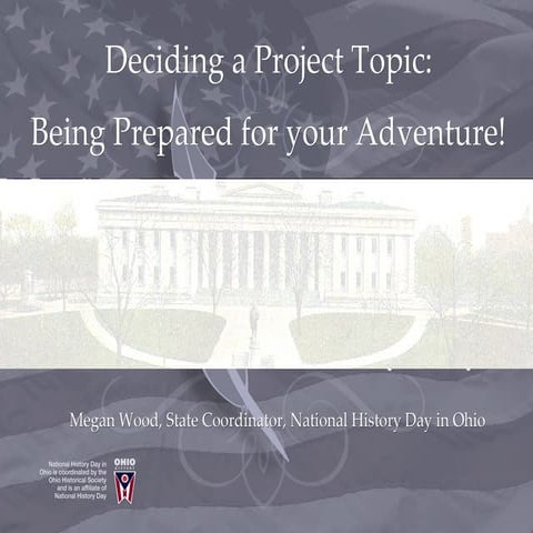 Creating Exhibits for NHD-OH | PPT
