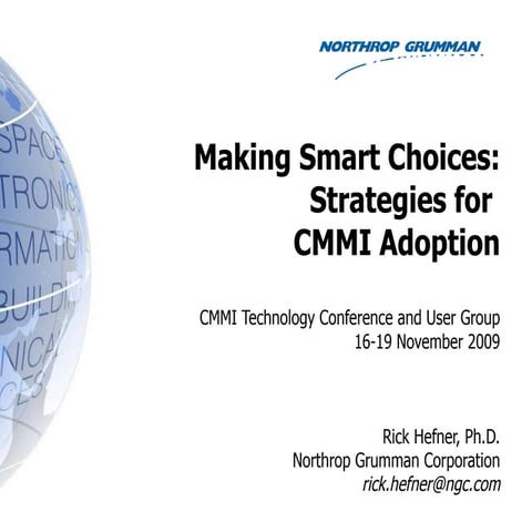 Making Smart Choices: Strategies for CMMI Adoption