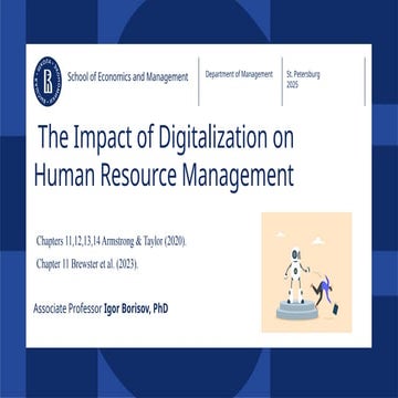 The Role of HR on Digital Transformation | PPTX