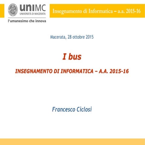 MODULO 09 --> I bus