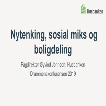 Drammenskonferansen 2019: Øyvind Johnsen