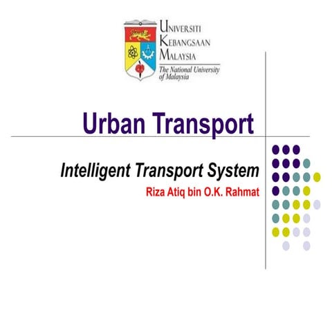 09 Intelligent Transport System
