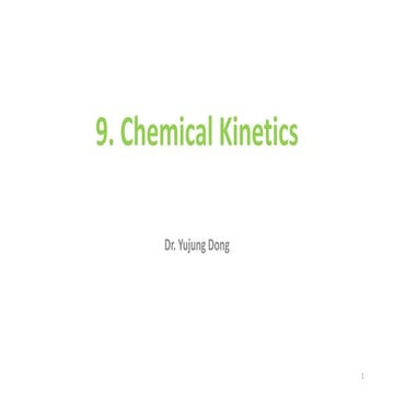 Reaction Kinetics