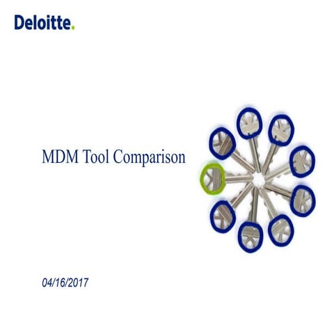 09 mdm tool comaprison