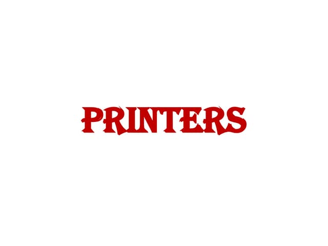 09 Output Devices Printers ot bfb dbve.pptx