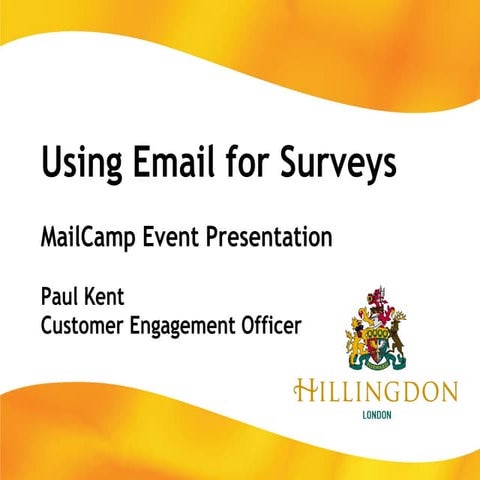 Mailcamp: Paul Kent, London Borough of Hillingdon