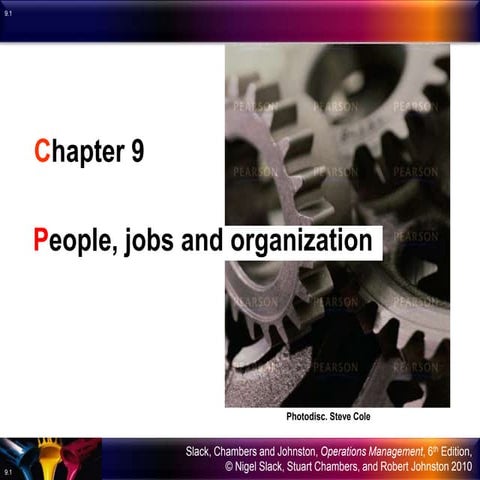 09 people, jobs and organizations_Operations Management