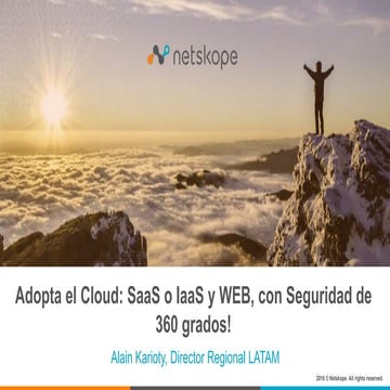 Proteja sus datos en cualquier servicio Cloud y Web de forma unificada