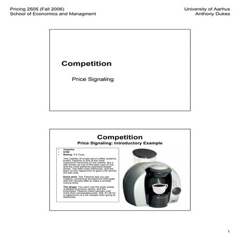 09 Price Signalling Dist | PDF