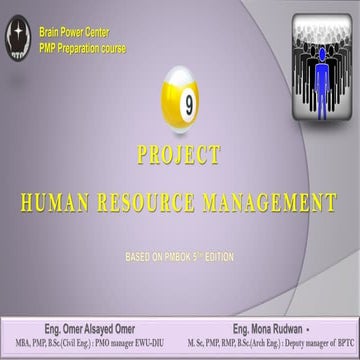 09 project human resources management pmbok 5th