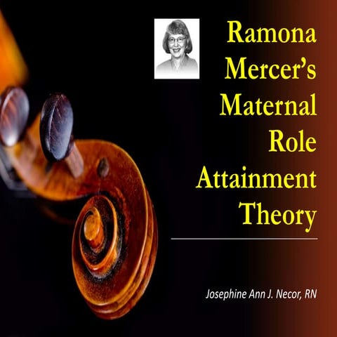 Ramona Mercer’s Maternal Role Attainment Theory