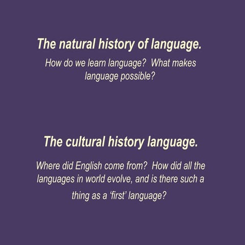 09 the origins of language | PPT