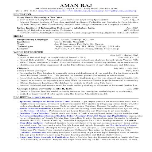 ResumeAmanRajJuly2016