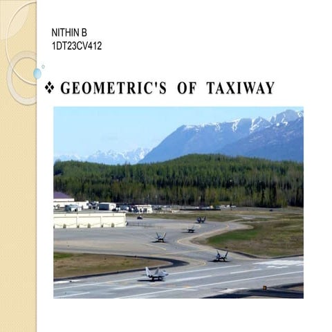 Geometric design of taxiway in airport.pptx