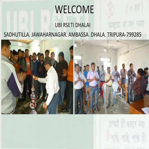 conclaves - by UBI RSETI Dhalai Directors