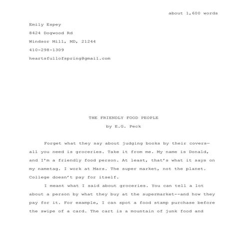 The Friendly Food People