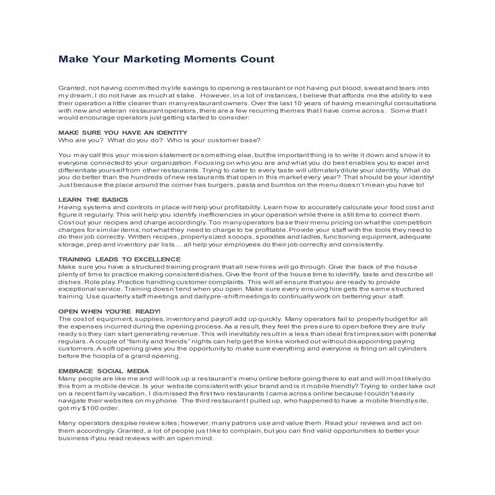 Make Your Marketing Moments Count