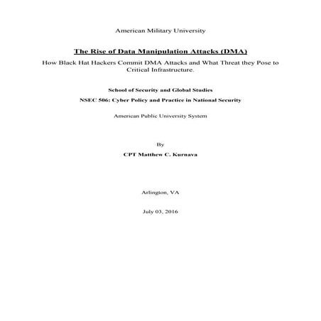 Kurnava_Matthew_Research Paper_NSEC506_SPR16
