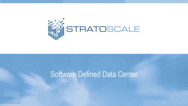Stratoscale Latest and Greatest