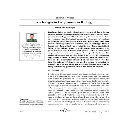 Aniket_An Integrated Approach to Biology