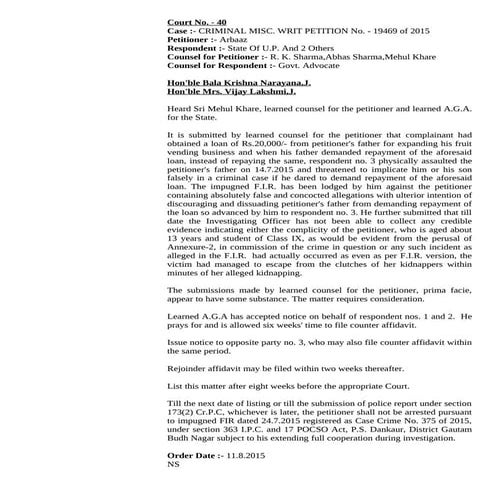 Sample criminal proceedings | DOCX