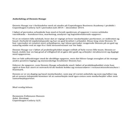 Anbefaling Copenhagen Cutlery