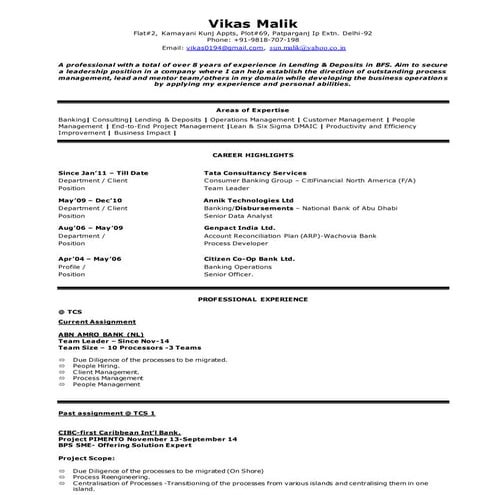 Resume-Vikas