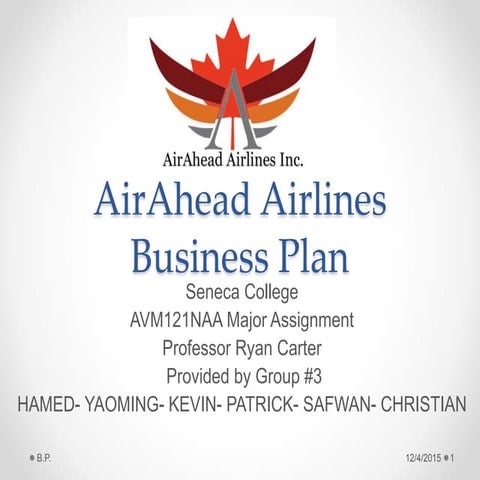 Business plan presentation