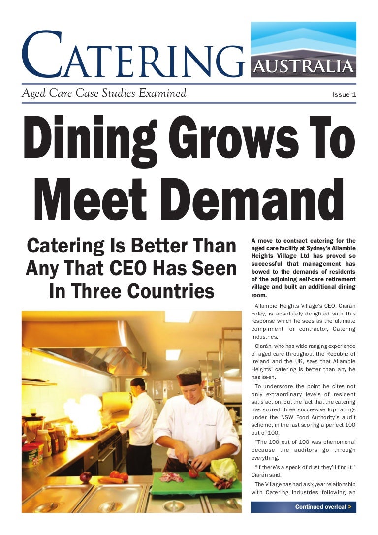 Case study catering services pdf picture