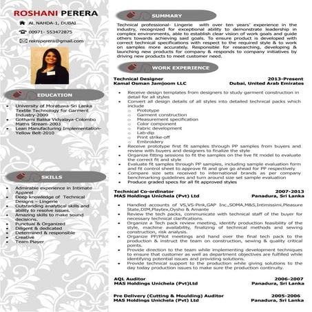 Resume-Roshani Perera