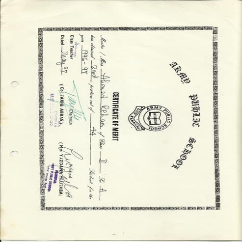 2nd Class certificate | PDF