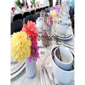 Årets Interiørmiddag - Lise 2015