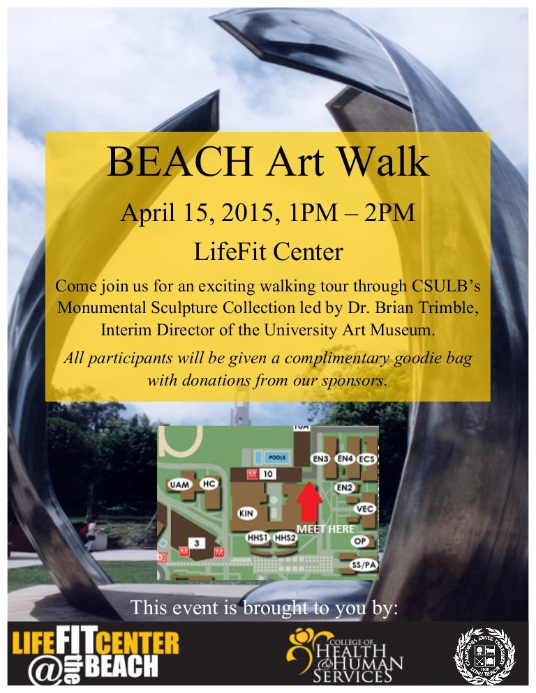 BEACH Art Walk Flyer 2015