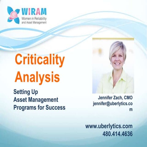 Criticality Analysis WIRAM Webinar Nov 17 