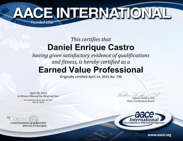 59979 EVP Certification PPT 59979 EVP Certification PPT