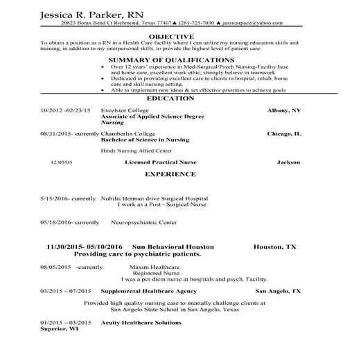 Jessica Resume reinvented