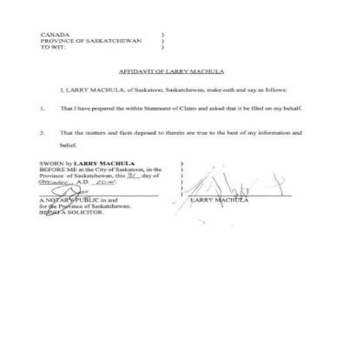 PARKRIDGE STATEMENT OF CLAIM RR