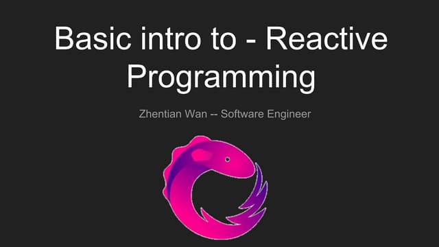 Reactive Programming