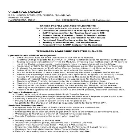 Profile- V Narayanaswamy