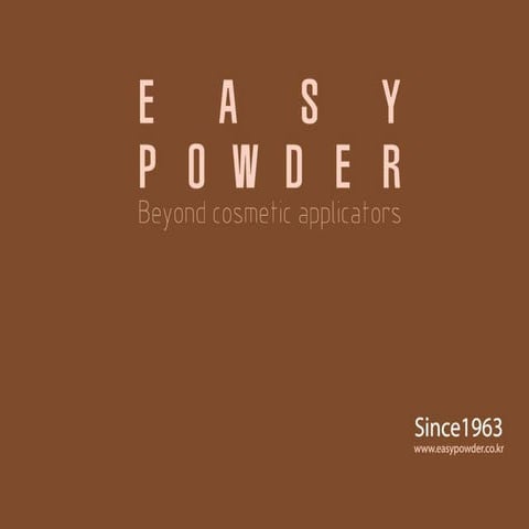 Easy Powder Presentation