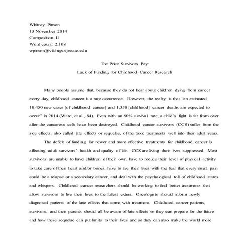 The Price Survivors Pay