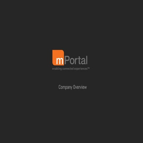 mPortal_Company_Overview 2