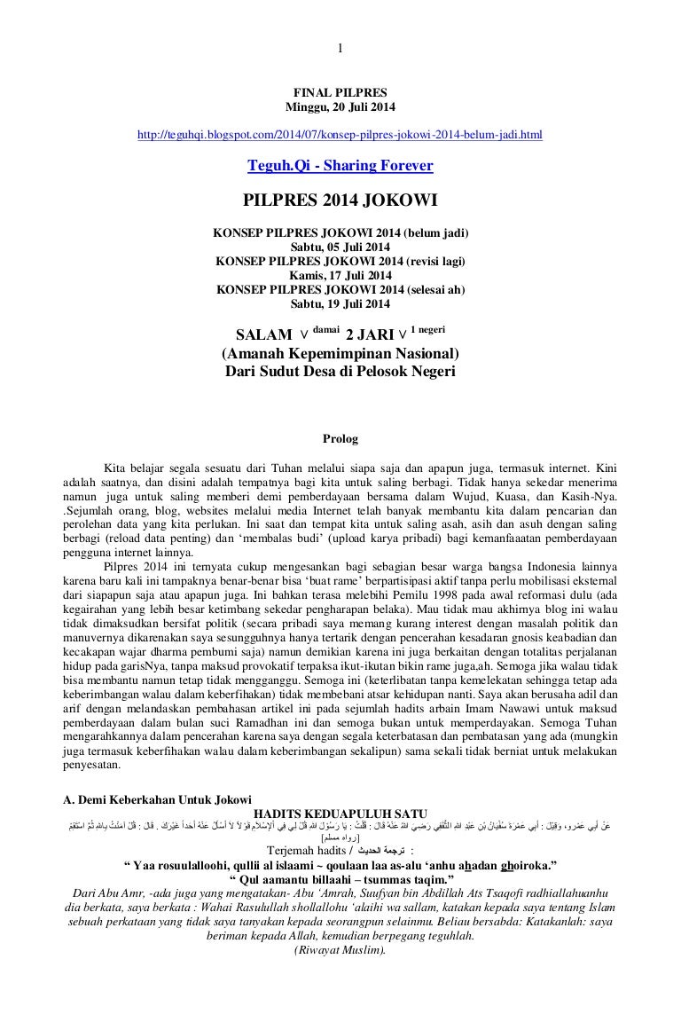 0 Blog Pilpres 2014 Jokowi 18092014 Oke Selesai