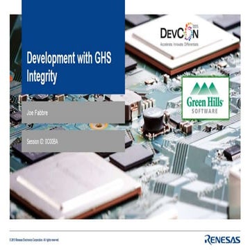 Development With GHS Integrity | PPTX