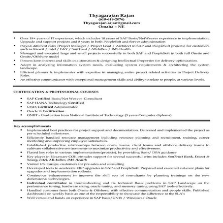 Ragavendiran's Resume | PDF